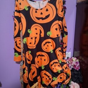 Leg Avenue Black and Orange Pumpkin Dress